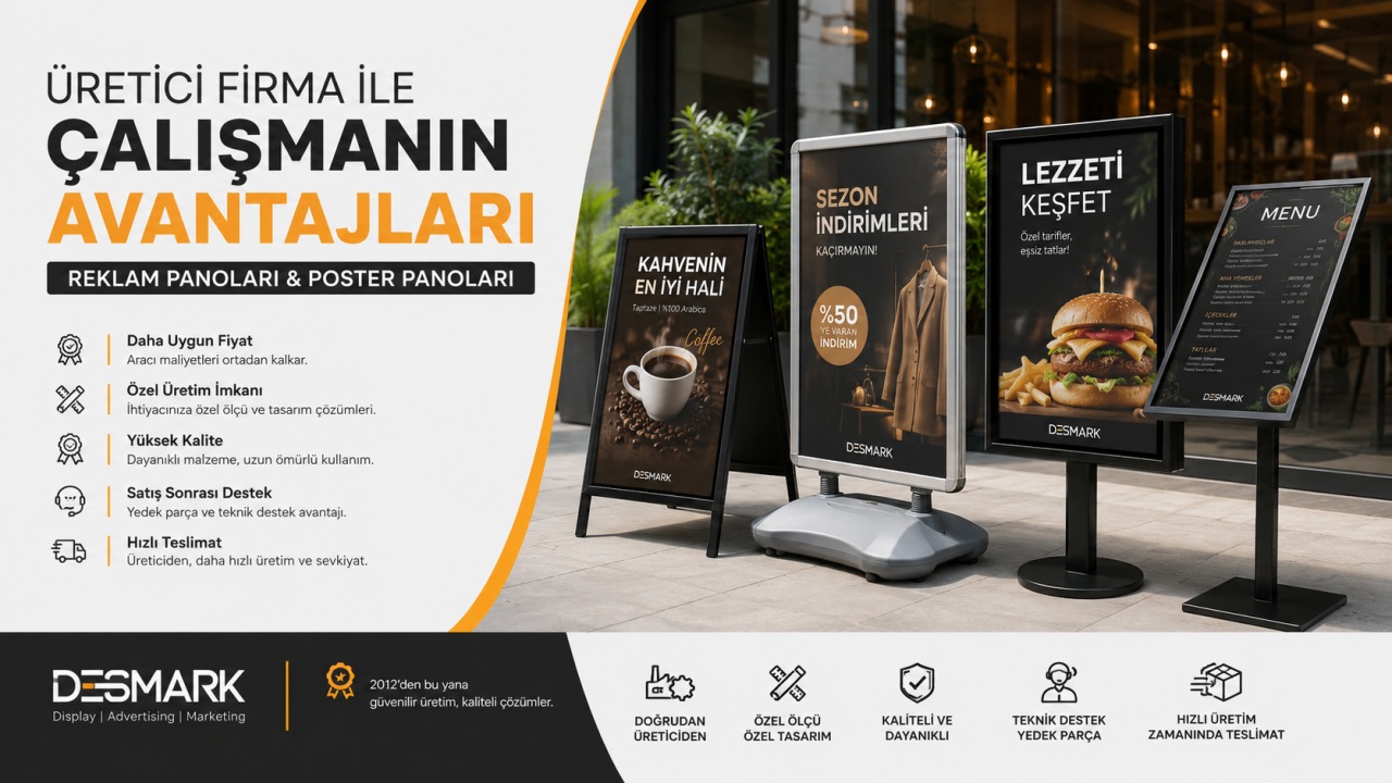 Üretici Firma ile Çalışmanın Avantajları: Reklam Panoları ve Poster Panolarında Neden Doğrudan Üreticiyi Tercih Etmelisiniz?