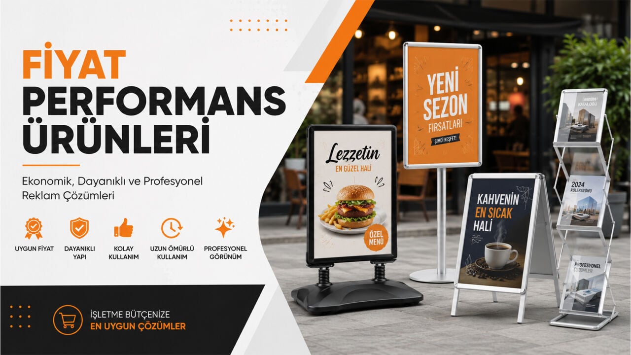 Fiyat Performans Ürünleri: İşletmeniz İçin En Doğru Reklam ve Display Ürünlerini Nasıl Seçebilirsiniz?