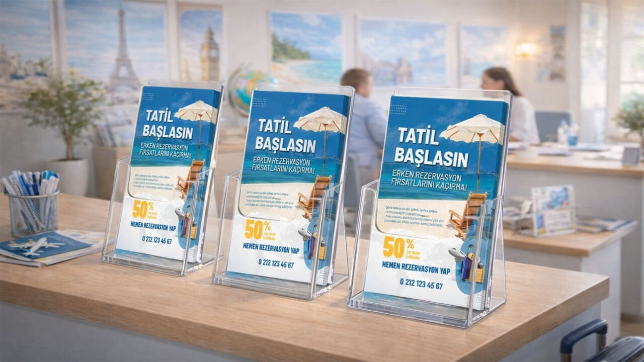 Masaüstü Broşürlük Nedir? Pleksi Broşürlük ile Tanıtımınızı Profesyonel Hale Getirin