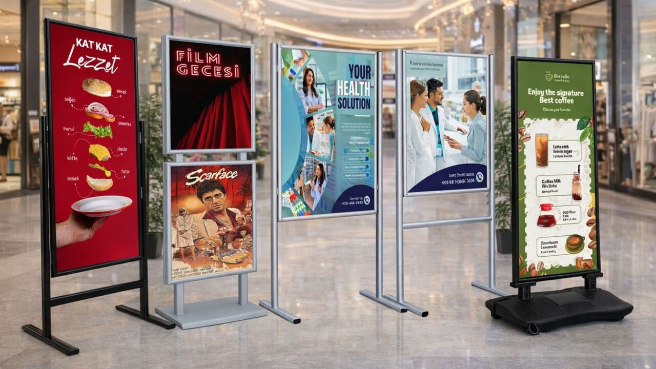 Poster ve Afiş Panosu Seçimi: İşletmeniz İçin En Doğru Model Hangisi?