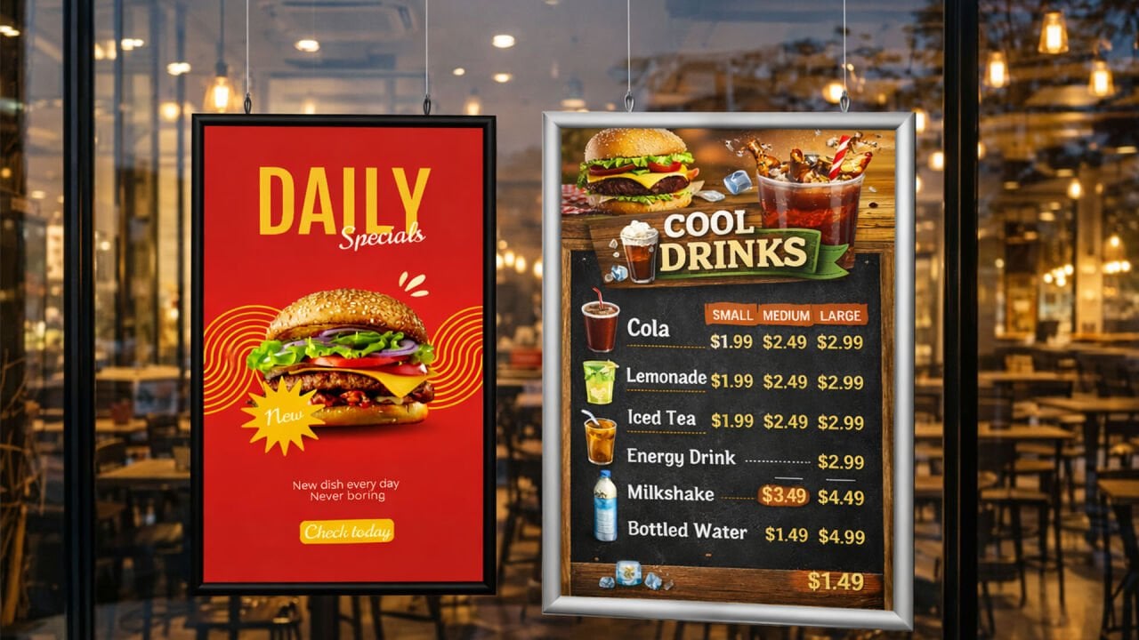 Askılı Poster Çerçeve Nedir? Çift Taraflı Alüminyum Çerçeve Rehberi 