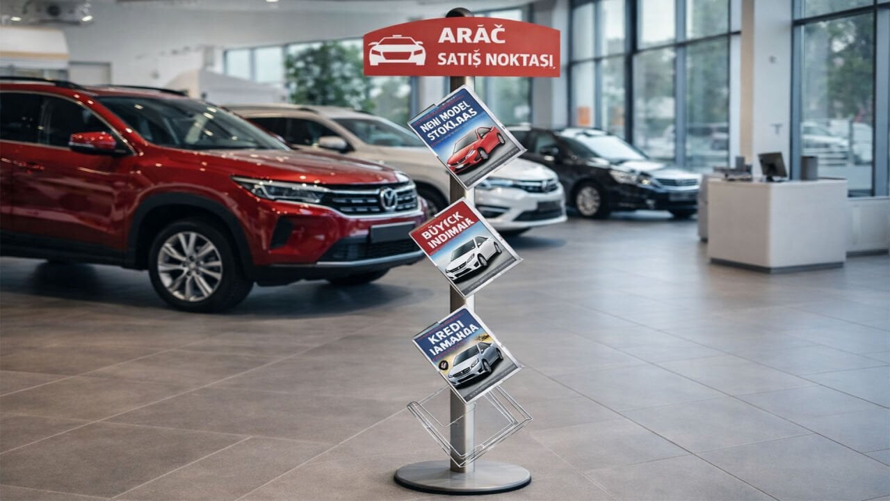 Vertical Cross Broşür Standı Nedir? Nerelerde Kullanılır?