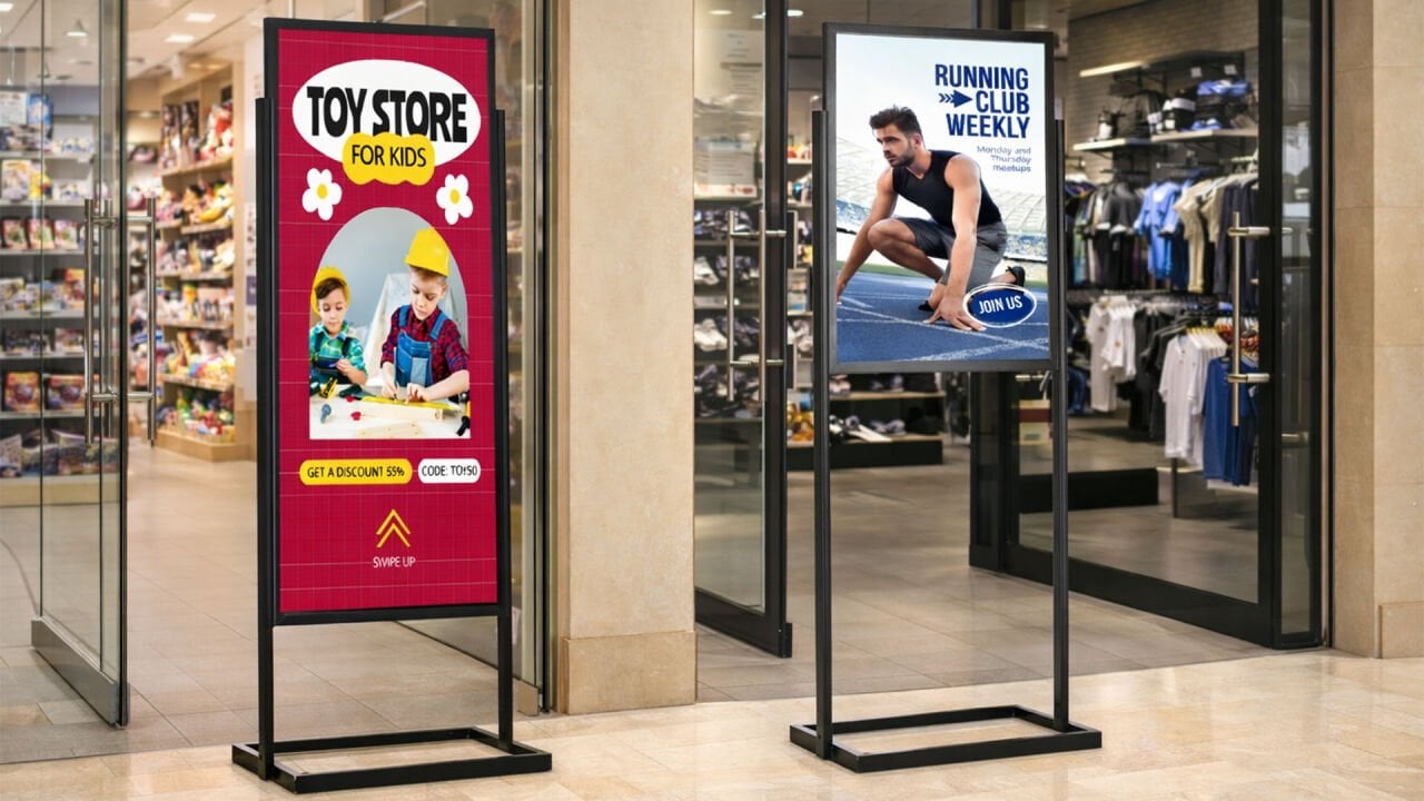 Sürgülü Poster Panosu Nedir? İşletmeler İçin Pratik ve Şık Tanıtım Çözümü