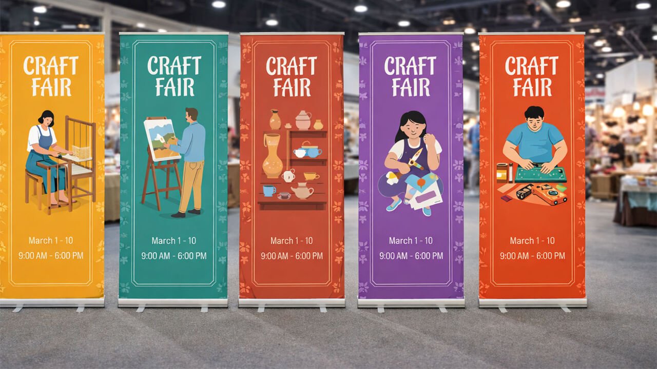 Roll Up Banner Reklam Standı 85x200 Nedir?