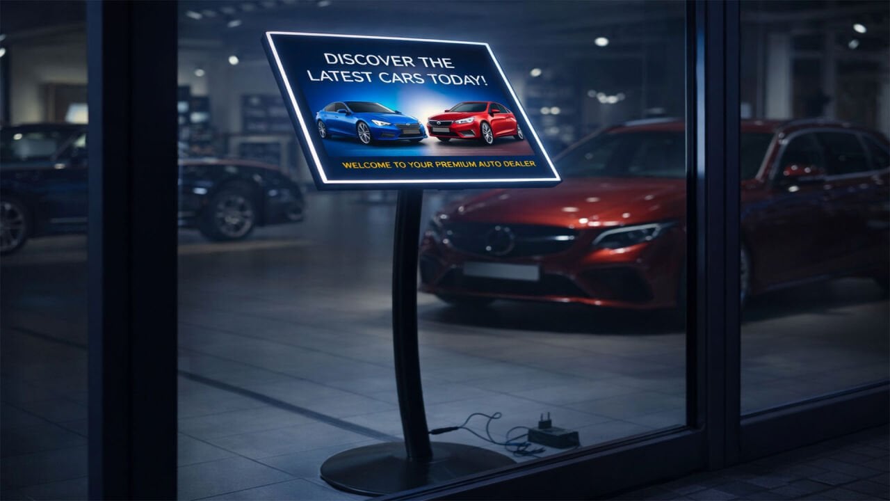 Curved LED Işıklı Reklam ve Menü Panosu Nedir? 