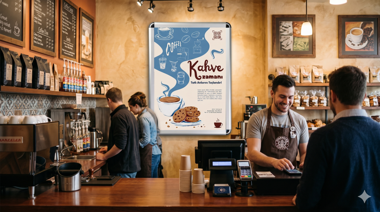 32 mm Alüminyum Poster Çerçeve Rondo Köşe 