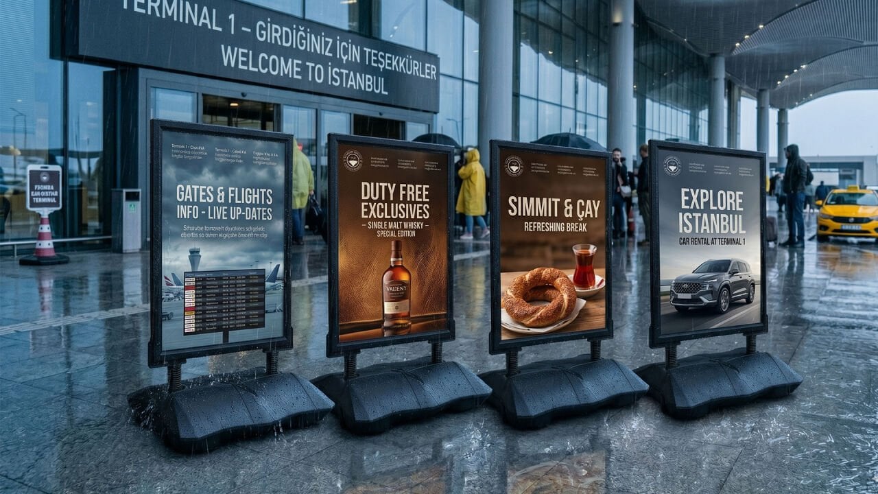 Su Tabanlı Reklam Panosu: Rüzgârda Devrilmeyen Akıllı Çözüm