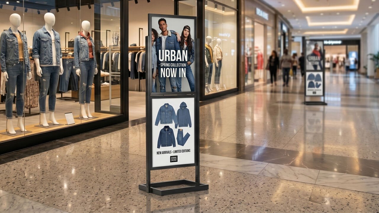 Eko Çift Info Sürgülü Poster ve Afiş Panosu Nedir? İşletmeler İçin Modern Reklam ve Bilgilendirme Çözümü