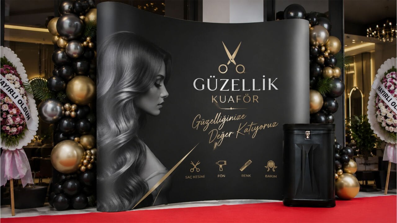 Pop-Up Örümcek Stand 3x3 Panel Oval Nedir? Fuar ve Tanıtım Standı Rehberi