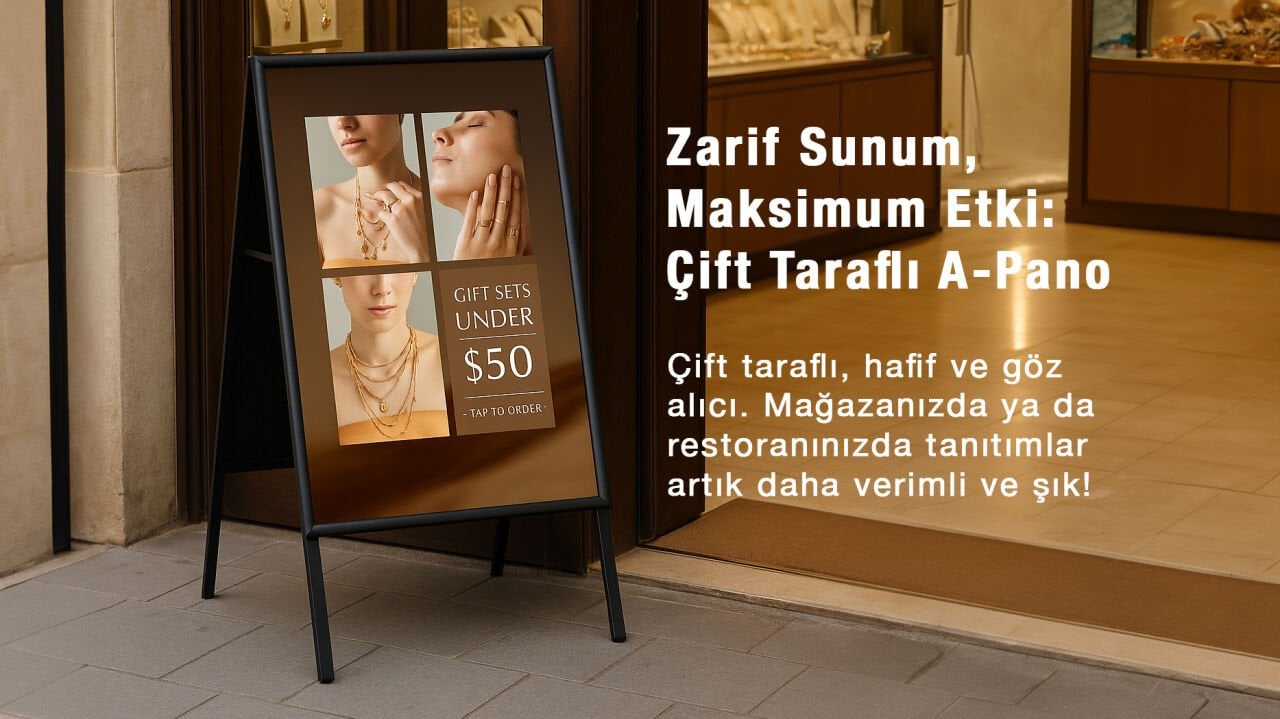 Kaldırım Reklam Panosu