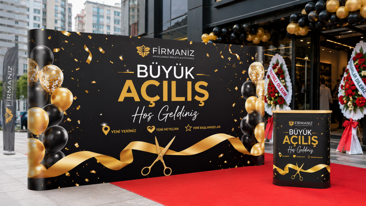 Pop-Up Örümcek Stand (3x5 Panel Düz) Nedir? Fuarlarda Markanızı Öne Çıkaran Profesyonel Tanıtım Çözümü