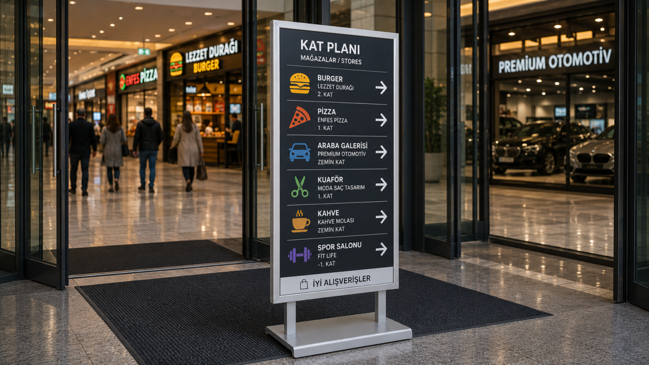 ELEGANTE Sac Tabanlı Reklam & Poster Panosu: Şık Tasarım, Güçlü Görünürlük ve Profesyonel Sunum