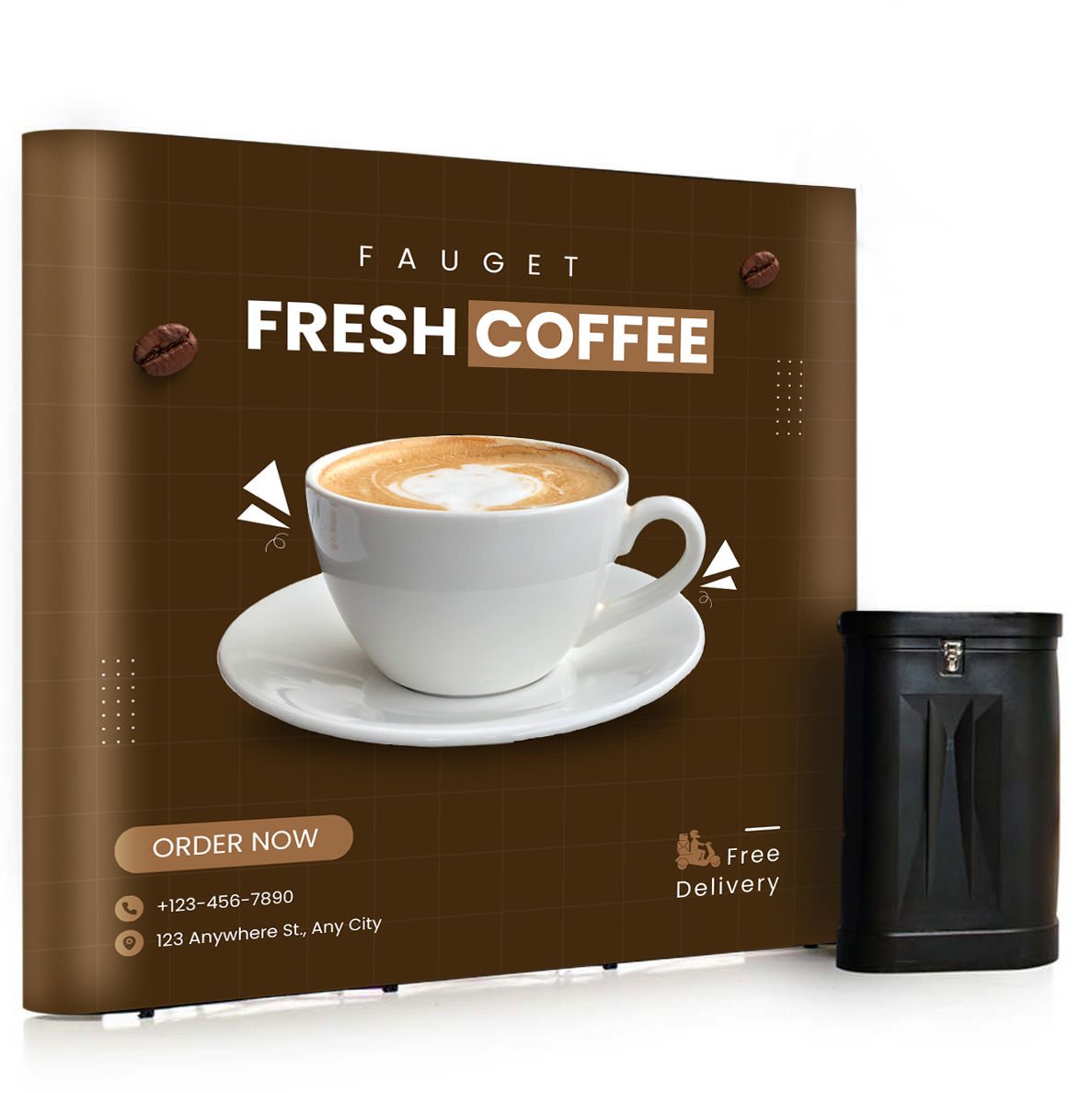 Pop-Up Örümcek Stand 3x3 Panel Düz – Taşınabilir Fuar ve Tanıtım Standı