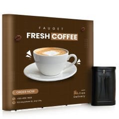 Pop-Up Örümcek Stand 3x3 Panel Düz – Taşınabilir Fuar ve Tanıtım Standı