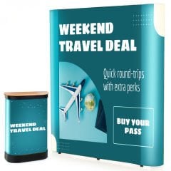 Pop-Up Örümcek Stand 3x2 Panel Düz – Taşınabilir Fuar ve Tanıtım Standı