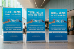 Roll Up Banner Reklam Standı 150x200 Alüminyum Fuar Standı