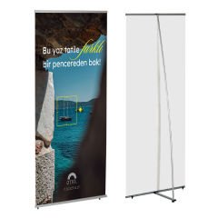 Quick Banner 80×200 cm – Taşınabilir Reklam ve Tanıtım Standı