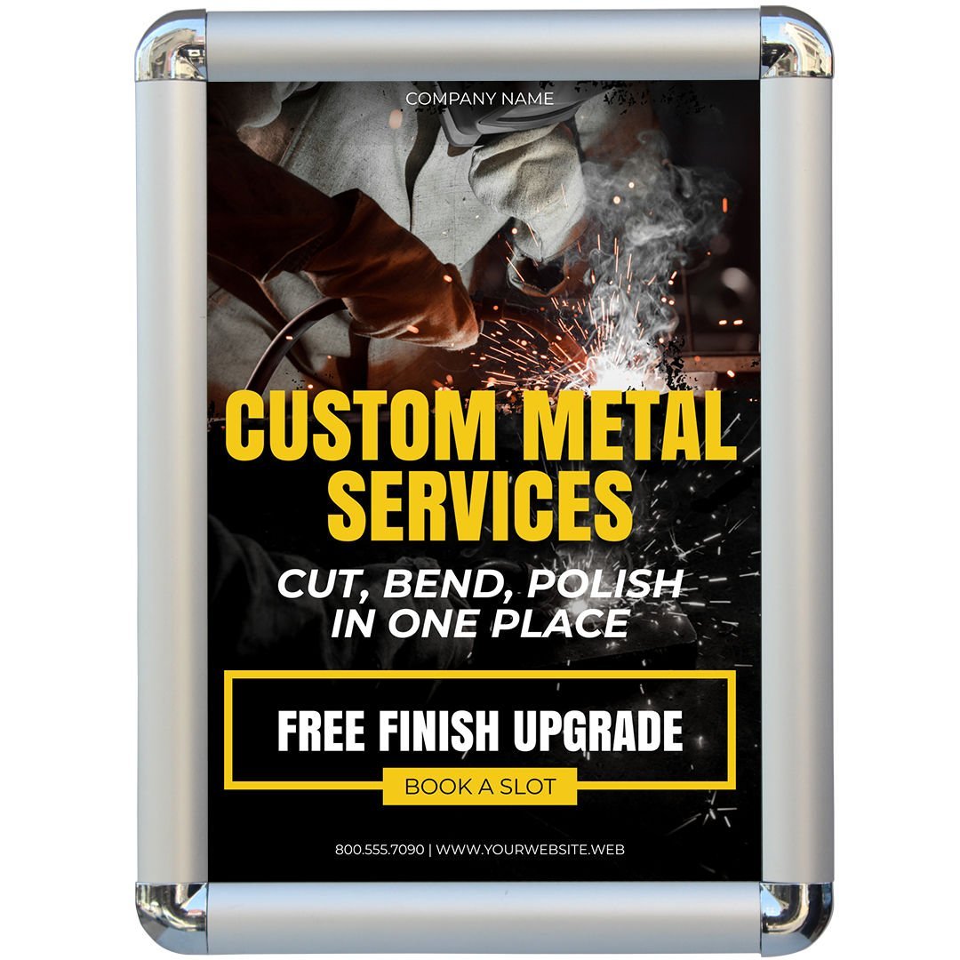 25mm Rondo Köşe Alüminyum Çerçeve Aç-Kapa Çerçeve