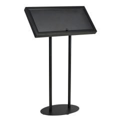 3xA4 Manyetik Restoran Panosu Siyah Renk