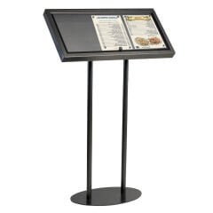 3xA4 Manyetik Restoran Panosu Siyah Renk