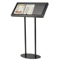 3xA4 Manyetik Restoran Panosu Siyah Renk