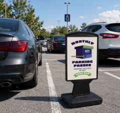 WindStop Su Tabanlı Reklam Panosu Mastersign Pano