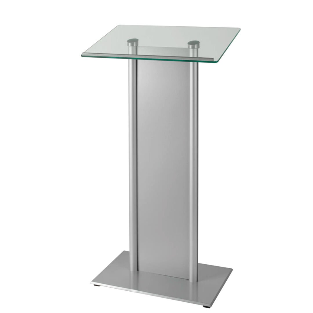 GlassPodium Alüminyum Sunum ve Konferans Kürsüsü