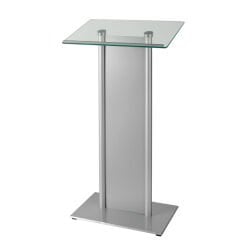 GlassPodium Alüminyum Sunum ve Konferans Kürsüsü