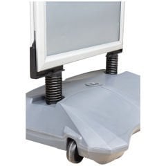 Gri Renk AquaFlex Display Yaylı Su Tabanlı Reklam Panosu