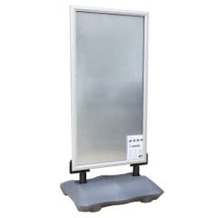 Gri Renk AquaFlex Display Yaylı Su Tabanlı Reklam Panosu