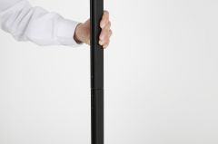 58x155 Siyah Renk Helezon Su Tanklı Slim Yaylı Pano Tek Bölmeli Slim Windpro