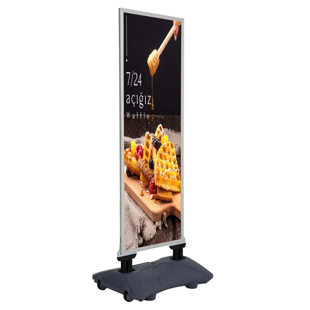 58x155 Gri Renk Helezon Su Tanklı Slim Yaylı Pano Tek Bölmeli Slim Windpro