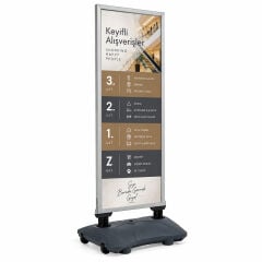 58x155 Gri Renk Helezon Su Tanklı Slim Yaylı Pano Tek Bölmeli Slim Windpro