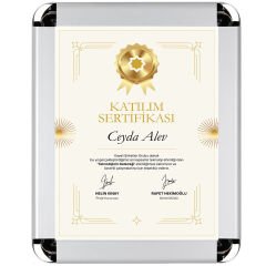 32mm Rondo Köşe Eloksal Gri Alüminyum Çerçeve