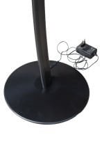 Curved Led Işıklı Siyah Renk Reklam ve Menü Panosu