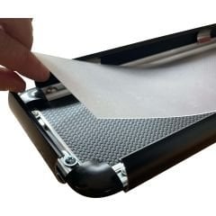 25mm Rondo Siyah Alüminyum Kapı İsimliği