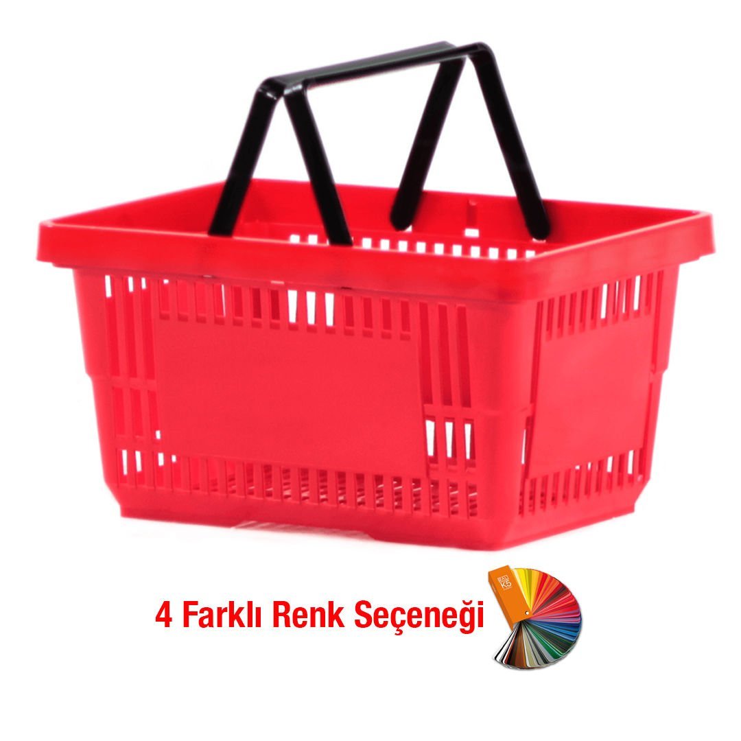 22 Lt Plastik Alışveriş Sepeti - El Market Sepeti