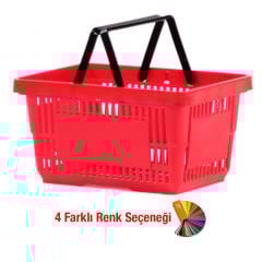 22 Lt Plastik Alışveriş Sepeti - El Market Sepeti