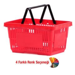 22 Lt Plastik Alışveriş Sepeti - El Market Sepeti