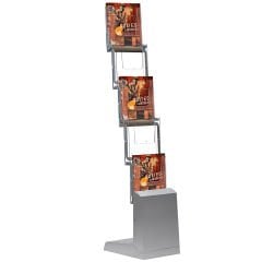 5xa4 Zigzag Ayaklı Broşürlük Standı - Çantalı Portatif Broşür Set