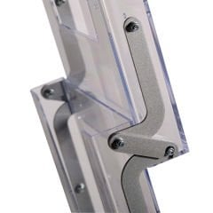 5xa4 Zigzag Ayaklı Broşürlük Standı - Çantalı Portatif Broşür Set