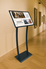 Çift Ayaklı Ojigi (Eğimli) Reklam ve Menü Panosu Siyah Renk