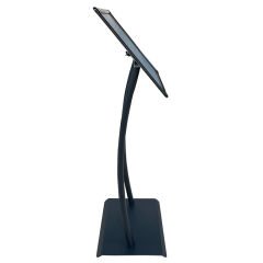 Çift Ayaklı Ojigi (Eğimli) Reklam ve Menü Panosu Siyah Renk