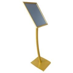 Ojigi (Eğimli) Tek Ayaklı Reklam ve Menü Panosu Gold