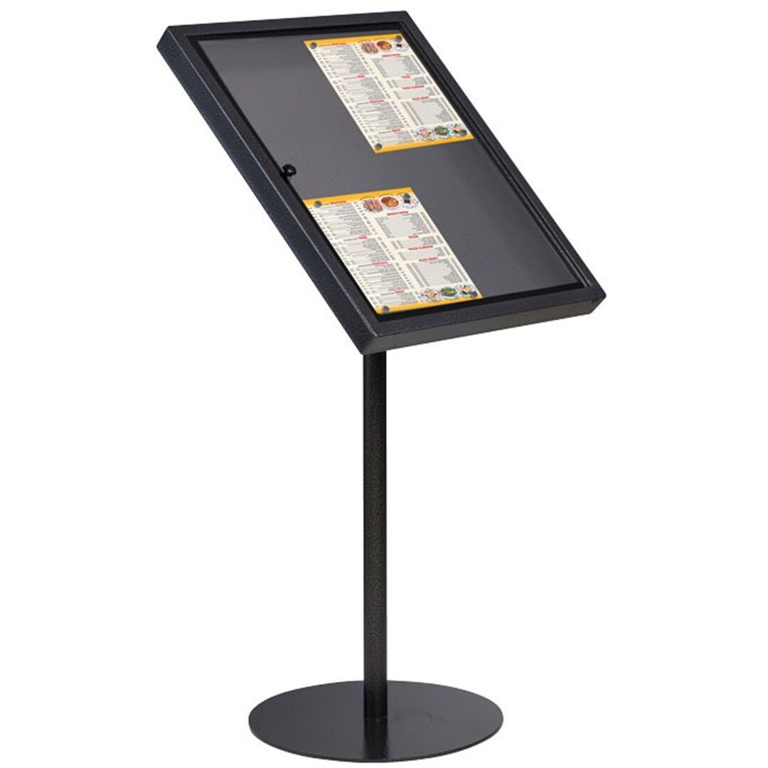 4xA4 Manyetik Restoran Panosu Siyah Renk