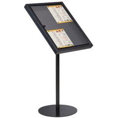 4xA4 Manyetik Restoran Panosu Siyah Renk