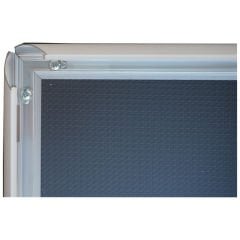 25 mm Beyaz Renk Alüminyum Poster Çerçeve Gönye Köşe