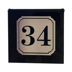 6x6 cm Pleksi Masa Numaratörü - Masa numarası 10 lu Seri