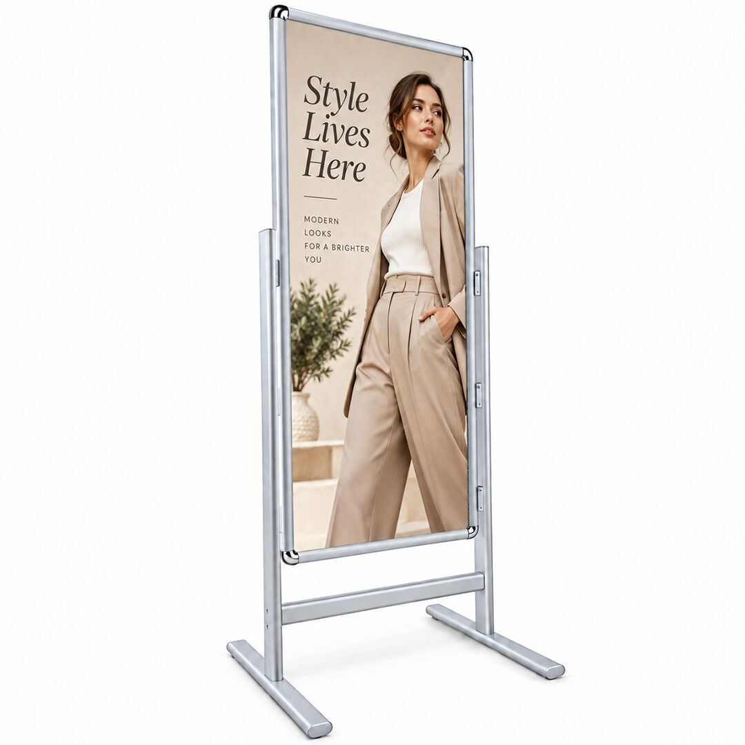 Eloksal Slim Maki Pano Ayaklı Reklam ve Poster Pano
