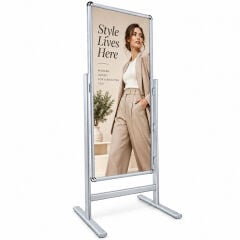 Eloksal Slim Maki Pano Ayaklı Reklam ve Poster Pano
